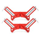 【送料無料】コーナークランプ 2個セット 90°直角 木工 溶接 クランプ 直角定規 DIY 工具 クランプ リベット固定 釘打ち 接着 圧着 切断