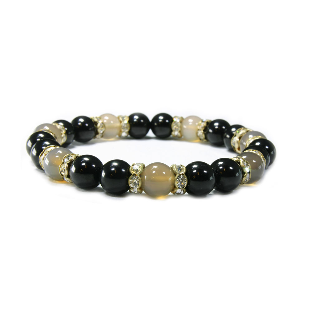 Akoya Pearl - 【売り尽くし価格設定中！！】　プレゼント最適　敬老の日　4月 10月誕生石 ブラックスピネル アゲート ブレスレット