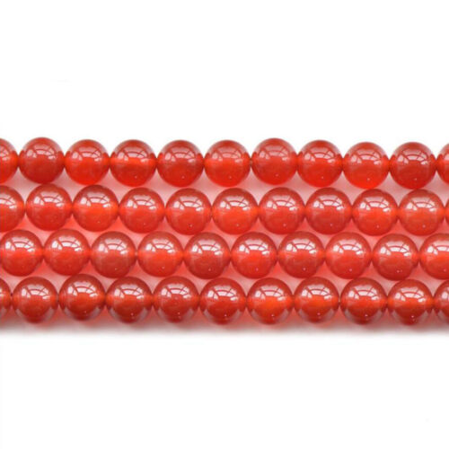 【h壊れにくい高品質タイプ】★連売り★ 約6mm 丸珠 アゲート レッド [Agate Red] 赤色 《ren-aget-rd-06..