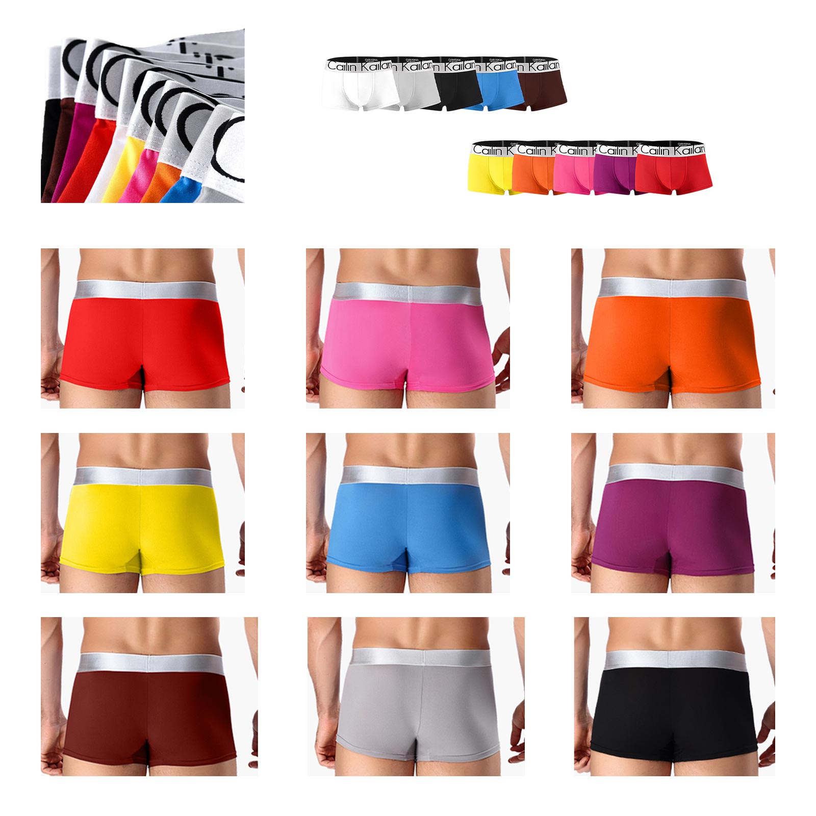 ̵Cailin Kailan 顼  ܥѥ ʿѥѥ ̵ɤ Ŭ 9color ˥å åȥ Ϸ ץ쥼 3XL̾ʡck-boxer-shorts-3xlˤɲ