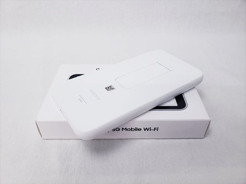 (中古) SCR01SWU ホワイト /Galaxy 5G Mobile Wi-Fi 【 SIMFREE】、UQ