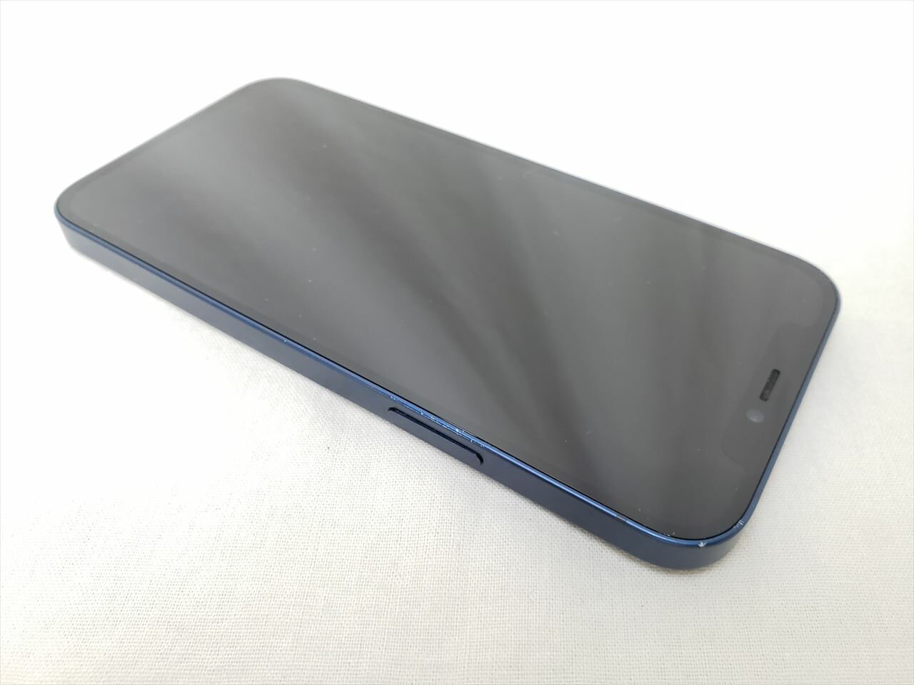 (中古) iPhone12 128GB ブルー/MGHX3J/A 【SIMロック解除品】、docomo