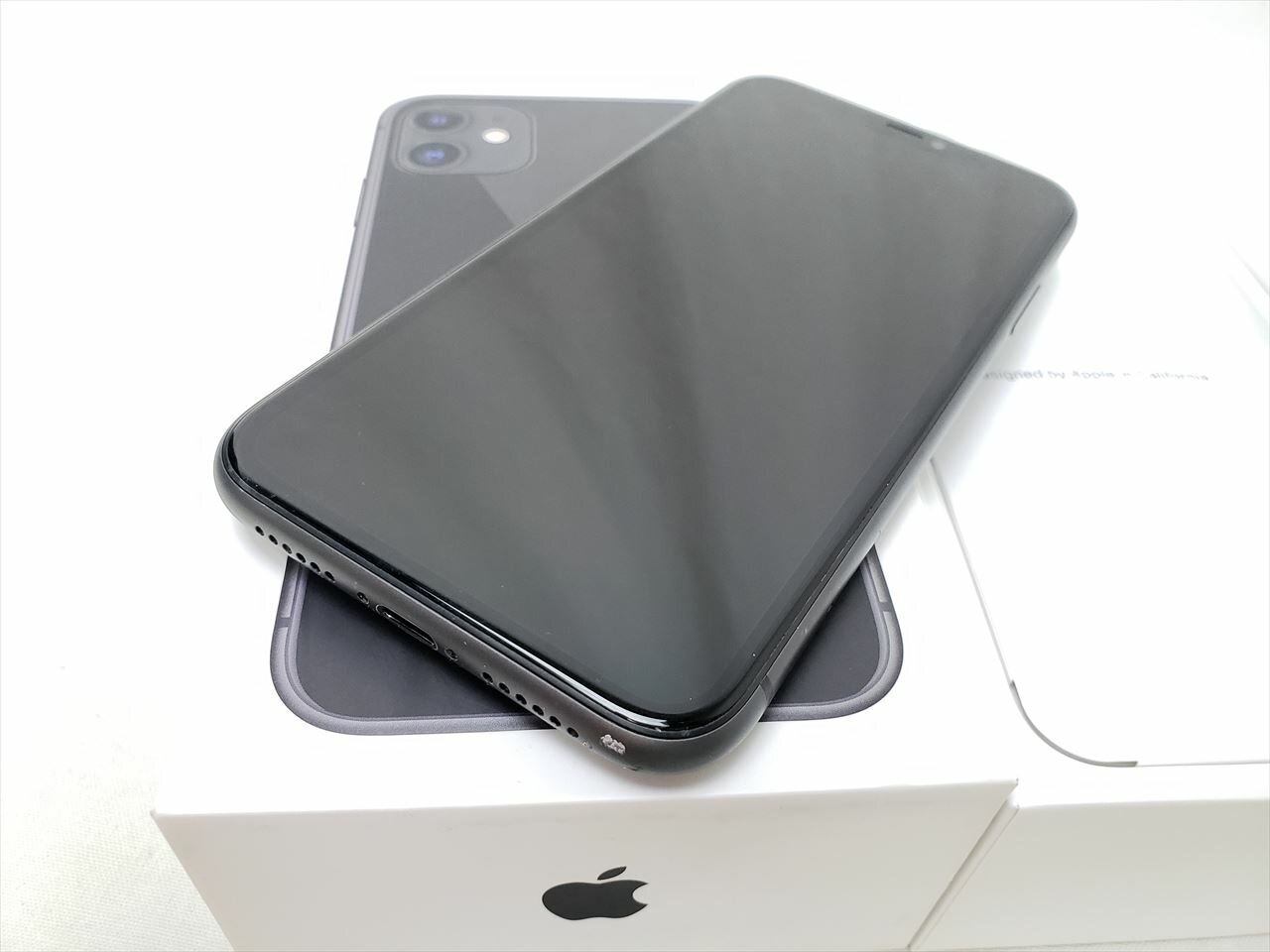 (中古) iPhone11 128GB ブラック /MWM02J/A 【SIMロック解除品】、softbank