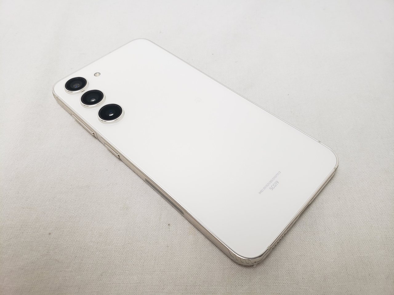 (中古) SCG19 クリーム /Galaxy S23 【 SIMFREE】、au