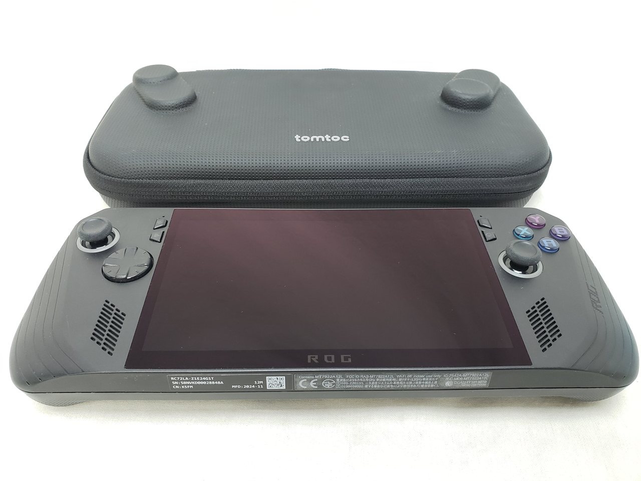 (中古) ROG Ally X RC72LA-Z1E24G1T （Z1 Extreme/7.0/24GB/2TB） + tomtoc製 ROG ally用ケース