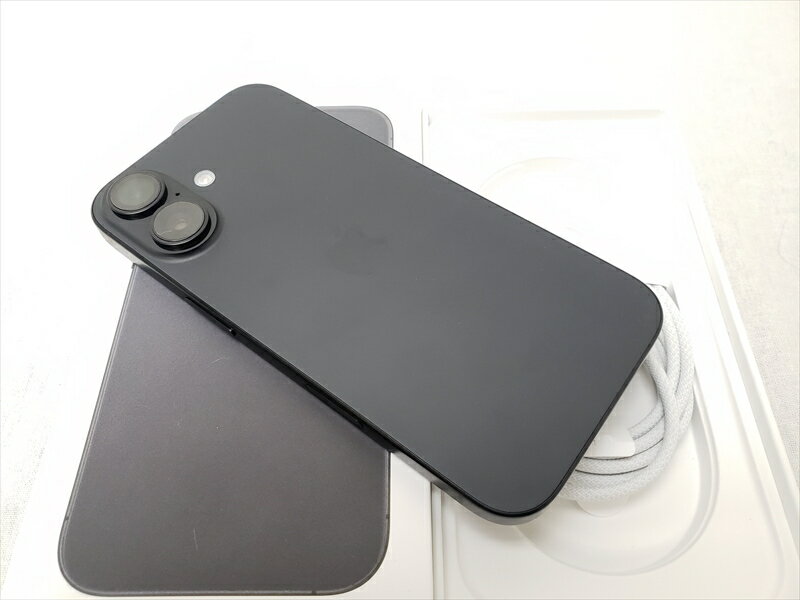 Rakuten - (中古) iPhone16 128GB ブラック /MYDQ3J/A 【国内版 SIMFREE】、SIMフリー