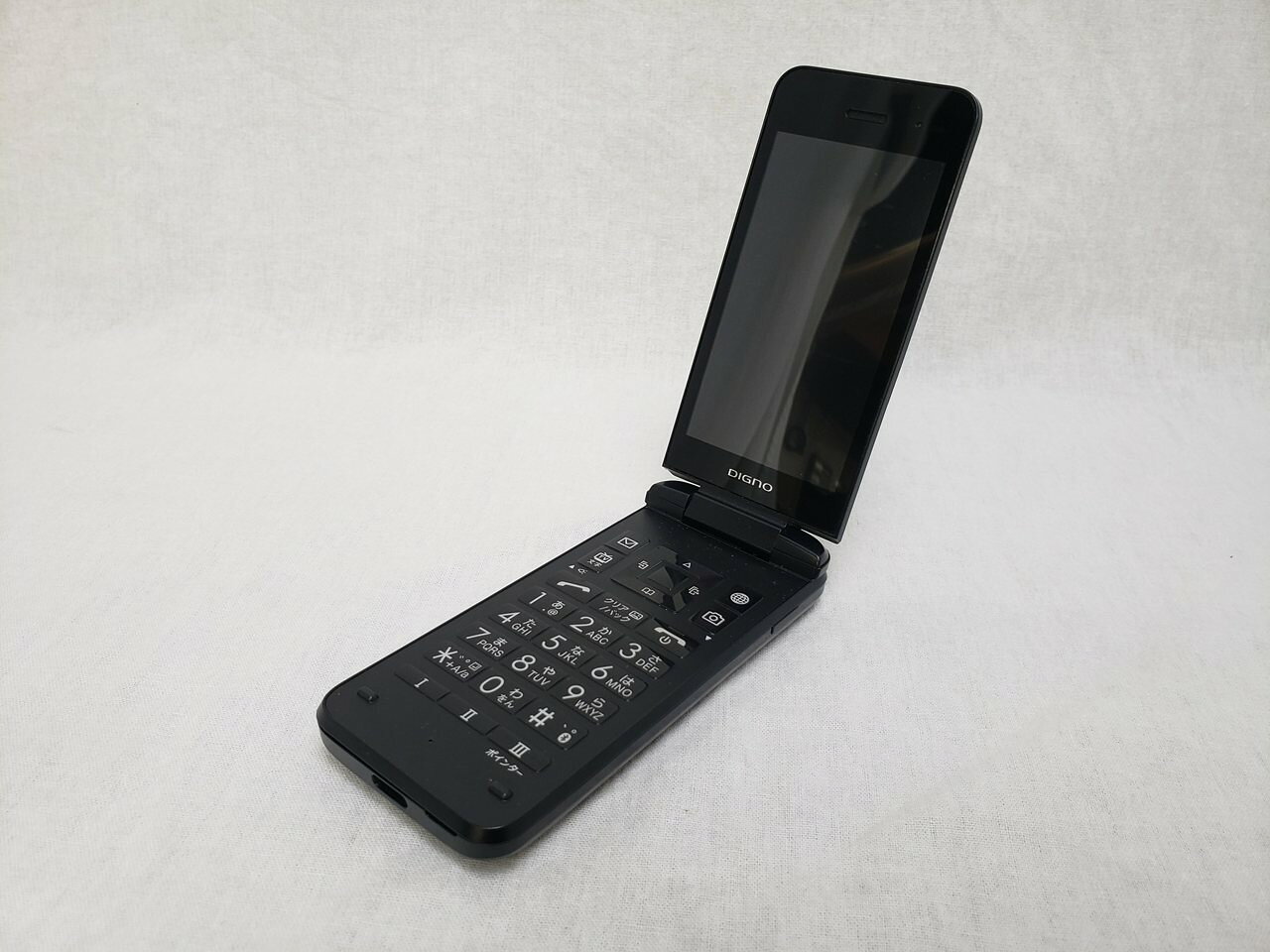 (中古) 902KC ブラック /DIGNO ケータイ3 【 SIMロックあり】、softbank