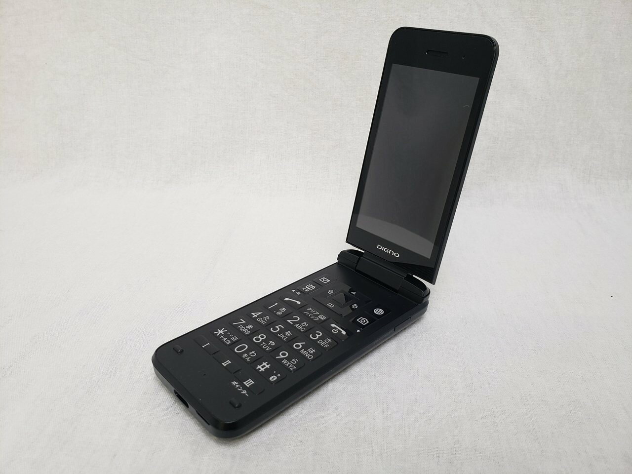 (中古) 902KC ブラック /DIGNO ケータイ3 【 SIMロックあり】、softbank