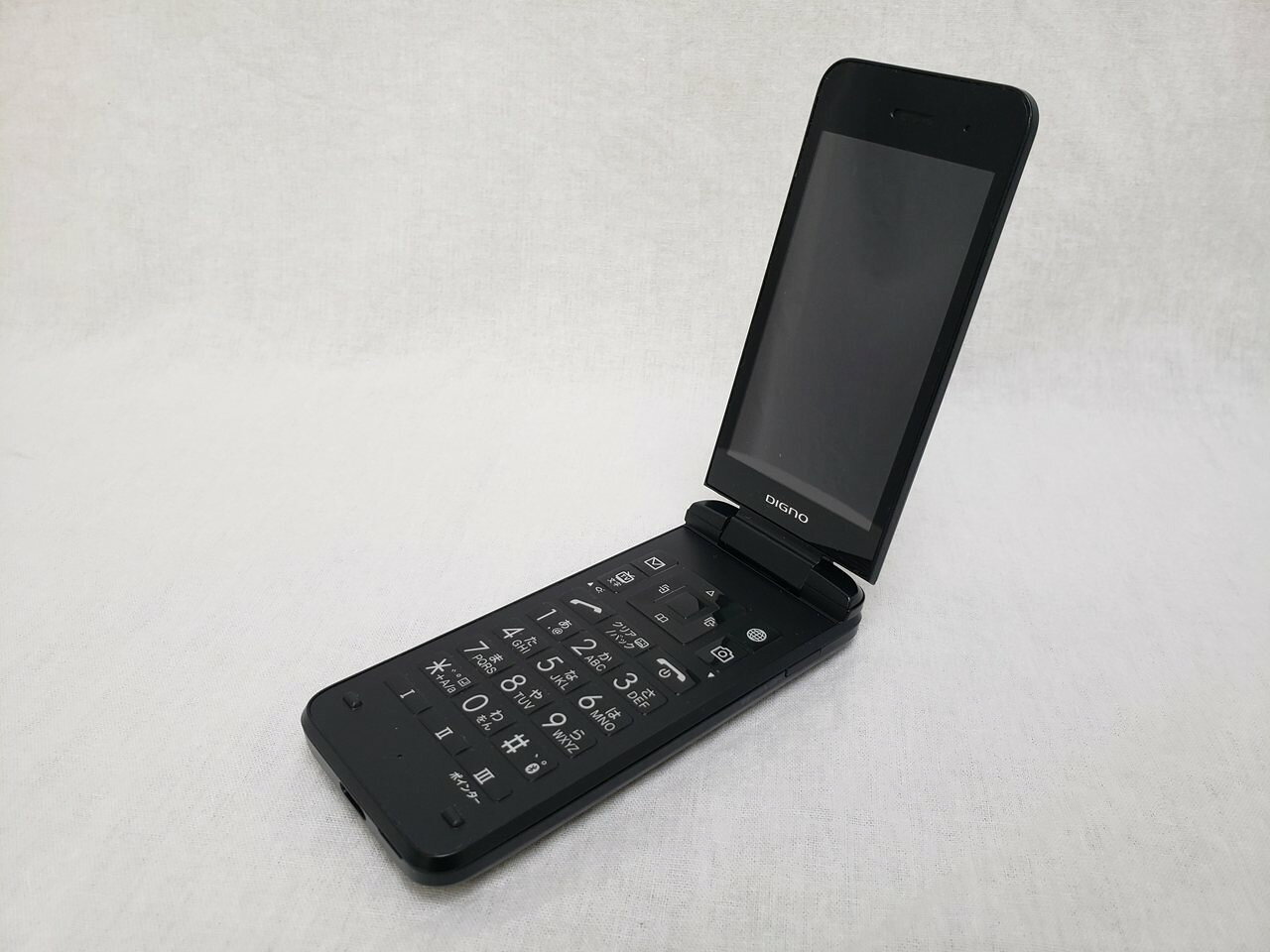 (中古) 902KC ブラック /DIGNO ケータイ3 【 SIMロックあり】、softbank