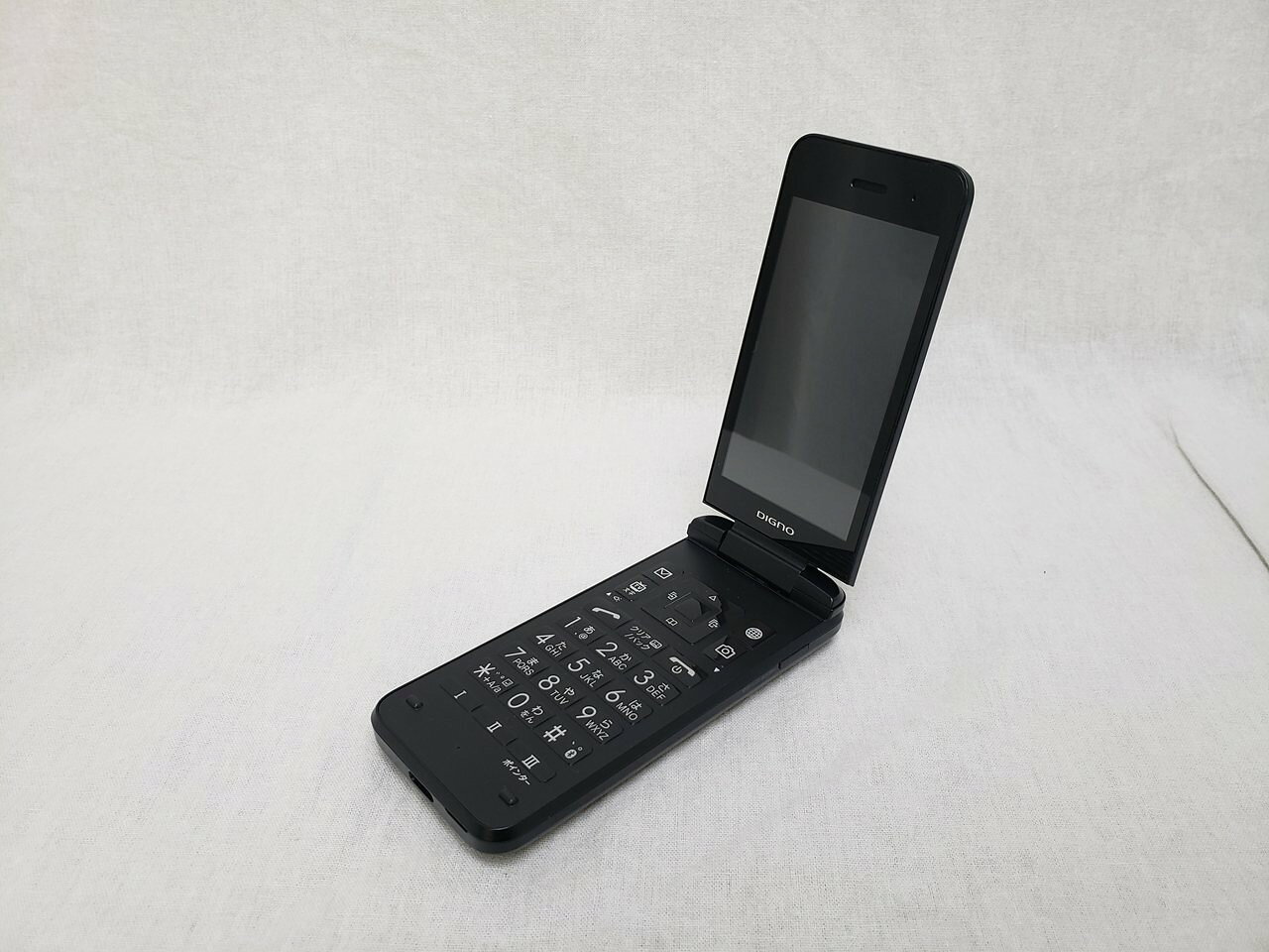 (中古) 902KC ブラック /DIGNO ケータイ3 【 SIMロックあり】、softbank