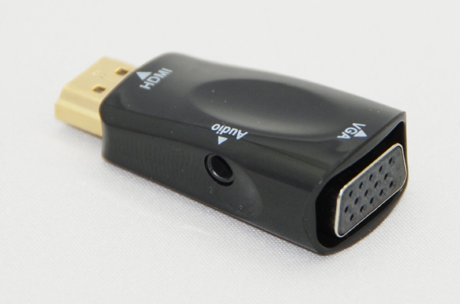 楽天PCASTOREHDMI to VGA アダプ オスーメス 3.5mm 音声出力付 HDMI信号をVGA出力信号へ変換 アダプター 送料無料