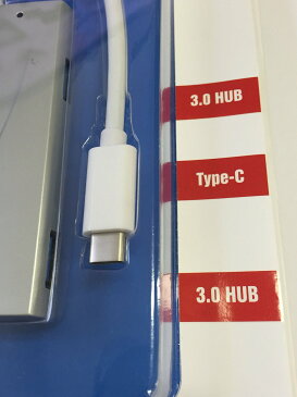 【送料無料】Type-C - カードリーダー&USB3.0 HUB×3 マルチコネクション キット　USB3.1充電アダブタ