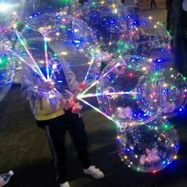 【送料無料】光る風船 バルーン クリスマス 飾り LED風船 光るバルーン 光る気球 バルーン お祭りイベント パーティー ライブ 風船気球 LEDライトバー 発光ボール 結婚式 パーティーなどに飾り(5セット)