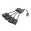 ̵4in1 OTG HUB micro USB to USB(HUB)3&microUSB üա٤Android MicroUSBüդTablet&smartphoneݡȡGalaxy/HTC/Lenovo Miix 2 8/XperiaZ3б
