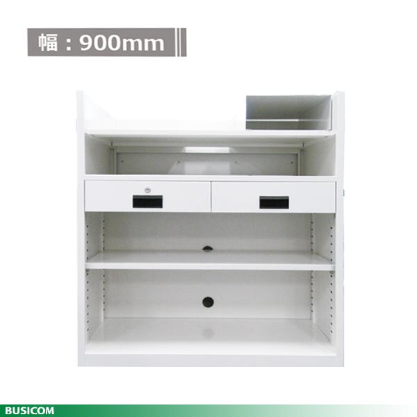 国産【組立不要】スチールカウンター900幅 BCT-POS900《受注生産品》♪
