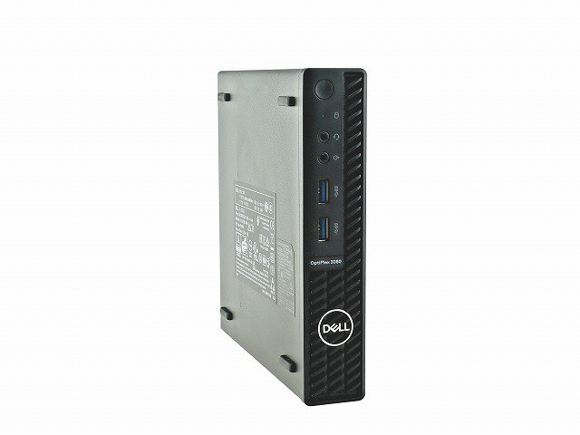 【30日限定P10倍+最大4000円OFFクーポン】 【3年保証】DELL デル OPTIPLEX 3080 MICRO SSD256GB メモリ32GB Core i3 Windows 11 Pro 中古 返品 送料無料 中古デスクトップパソコン 中古パソコン デスクトップパソコン デスクトップ PC ミニPC OFFICE付き