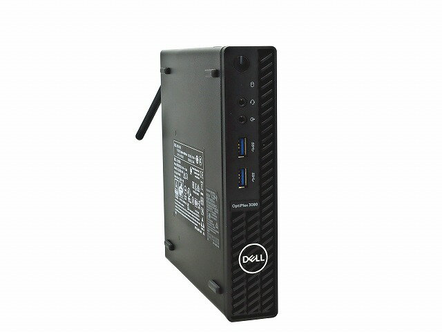 【3年保証】DELL デル OPTIPLEX 3080 MICRO SSD256GB メモリ16GB Core i3 Windows 11 Pro 中古 アウトレット 返品 送料無料 中古デスクトップパソコン 中古パソコン デスクトップパソコン デスクトップ PC ミニPC OFFICE付き