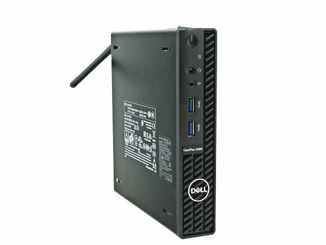 【3年保証】DELL デル OPTIPLEX 3080 MICRO SSD256GB メモリ16GB Core i3 Windows 11 Pro 中古 アウトレット 返品 送料無料 中古デスクトップパソコン 中古パソコン デスクトップパソコン デスクトップ PC ミニPC OFFICE付き