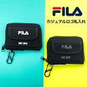 財布 男の子 小学生 男子 中学生 高校生 フィラ FILA うぉレット ラウンドファスナー 修学旅行 旅行 誕生日 プレゼント ボーイズ シンプル かっこいい ブラック カラビナ付き 安心 フロントポケット付き ふぃら 男 こども 入学 卒業 お祝い ラウンド コンパクト ボーイズ