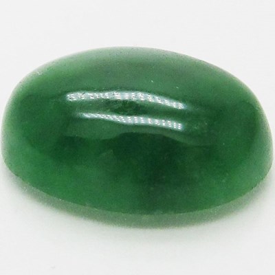 天然ヒスイ ヒスイ 天然石 翡翠 ジェイド JADE 宝石 ルース カラット 誕生石 5月【 並級 4.100 CT 11.0mm×9.0mm×4.3mm 非加熱 オーバル カボションカット カボション ラウンドカット スムースカット ラウンド スムース 】