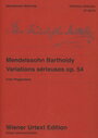 ピアノ 楽譜 メンデルスゾーン | 厳格な変奏曲 作品54 | Variations serieuses Op.54