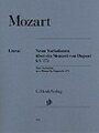 ピアノ 楽譜 モーツァルト | デュポールのメヌエットによる9つの変奏曲 KV573 | Neun Variationen uber ein Menuett von Duport KV573