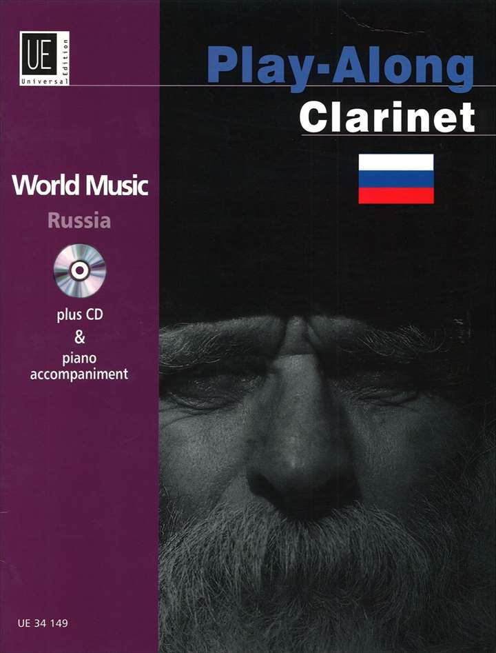 ピアノ 楽譜 オムニバス | プレイ・アロング・クラリネット　ロシアの音楽 (CD付き) | Play-Along Clarinet World Music Russia