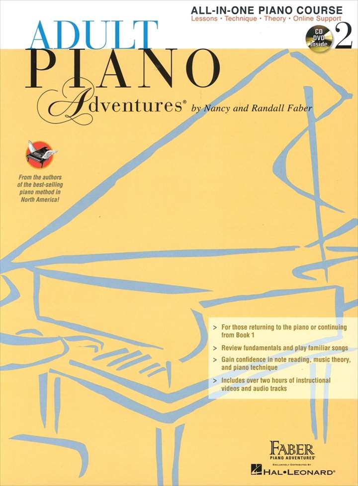 ピアノ 楽譜 ピアノ・アドベンチャー | アダルト・ピアノ・アドヴェンチャーズ　レッスンブック 2 CD付 (オーディオ＆MIDI) | Adult Piano Adventures Lesson Book 2 with CDs (Audio and MIDI)
