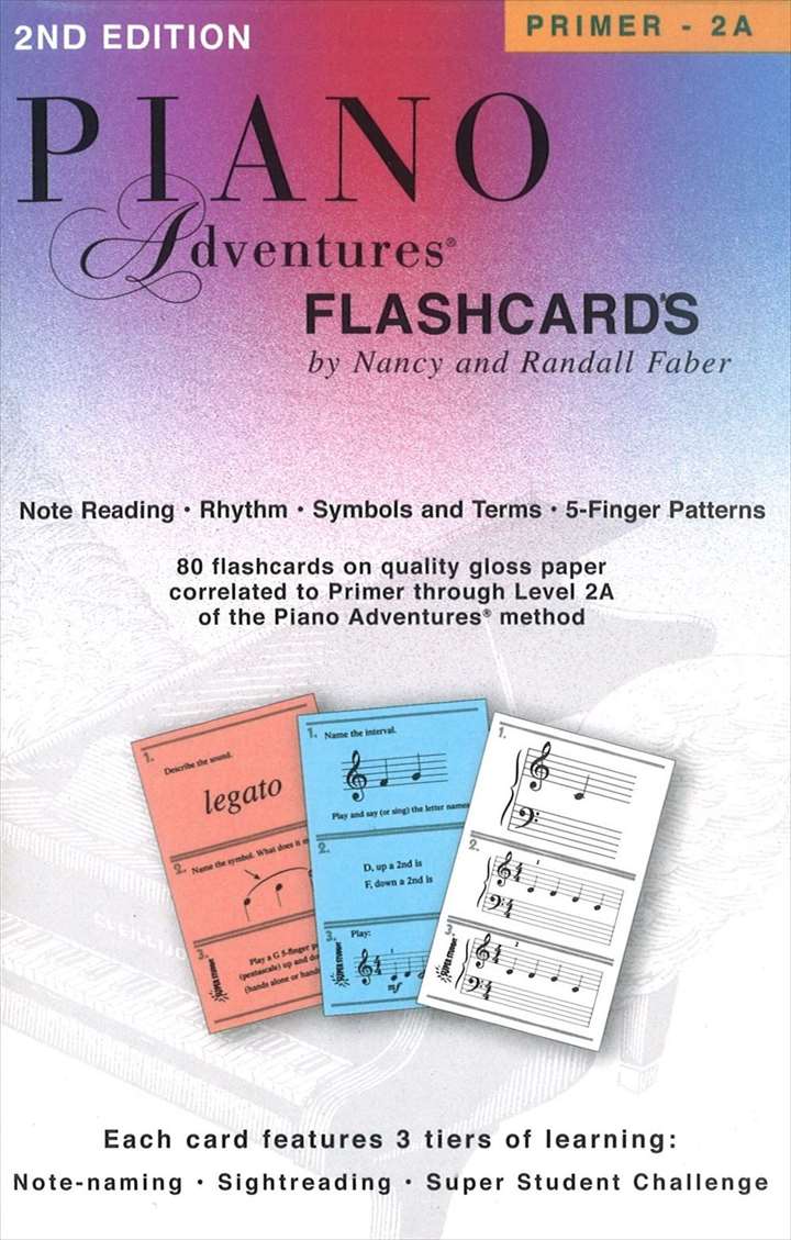 ピアノ 楽譜 Faber 英語版 ピアノ アドヴェンチャー フラッシュカード 英語版 Piano Adventures Flashcards In-a-Box