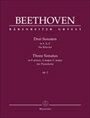 ピアノ 楽譜 ベートーヴェン | 3つのピアノソナタ　ヘ短調、イ長調、ハ長調　作品2 | Three Sonatas for Piano F minor, A major, C major op. 2