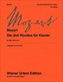 ピアノ 楽譜 モーツァルト 3つのロンド KV485, 494, 511 The three Rondos KV485, 494, 511