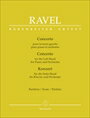 ピアノ 楽譜 ラヴェル 左手のためのピアノ協奏曲 (作曲者自身によるピアノリダクション) Concerto pour la main gauche pour piano et orchestre(Reduction de l 039 orchestre par l 039 auteur)