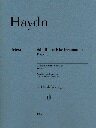 ピアノ 楽譜 ハイドン | ピアノソナタ集(全曲) 第1巻(運指なし) | Samtliche Klaviersonaten 1(without fingering)