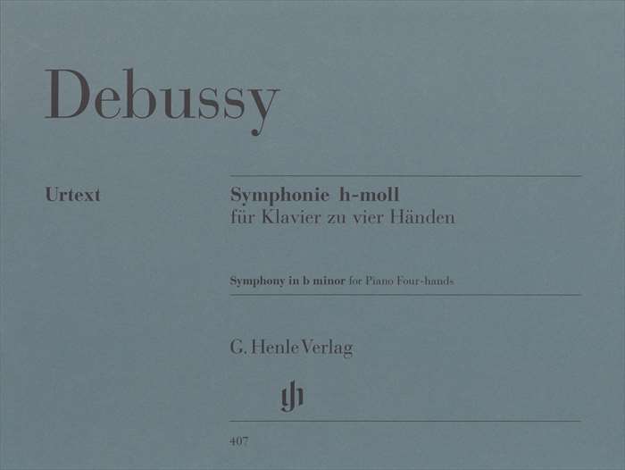 ピアノ 楽譜 ドビュッシー | 交響曲 ロ短調 (1台4手) | Symphonie h-moll (1P4H)