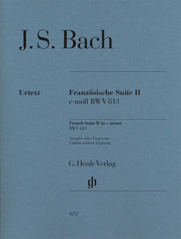 ԥ  J.S.Хå | եȶʡ2֡ûĴBWV813ʱؤʤ | Franzosische Suiten 2 c moll BWV813without fingering