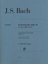 ピアノ 楽譜 J.S.バッハ | フランス組曲　第4番　変ホ長調　BWV815（運指なし） | Franzosische Suiten 4 Es dur BWV815（without fingering）