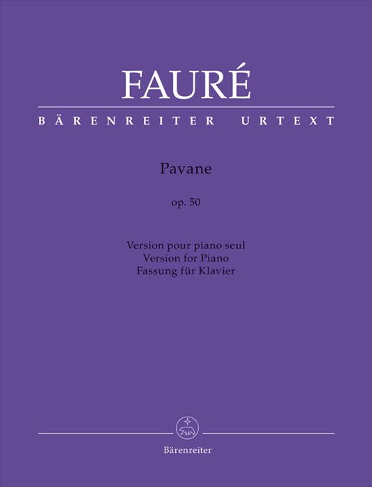 ピアノ 楽譜 フォーレ | パヴァーヌ 作品50（作曲家自身によるソロ編曲） | Pavane op.50