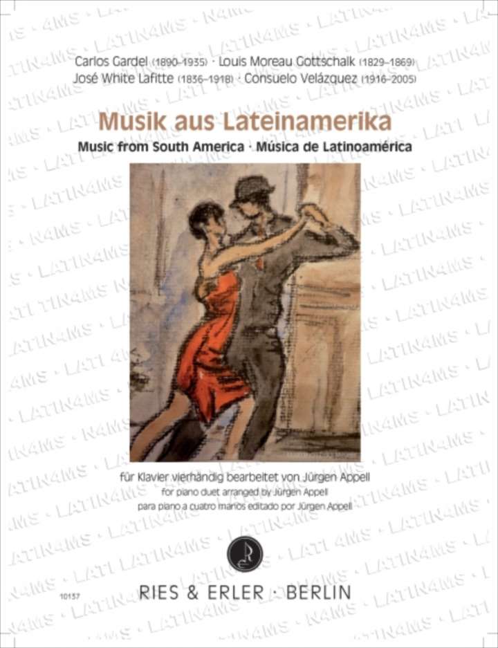 ピアノ 楽譜 オムニバス | 連弾のためのラテンアメリカ音楽 (1台4手) | Musik aus Lateinamerika(1P4H)