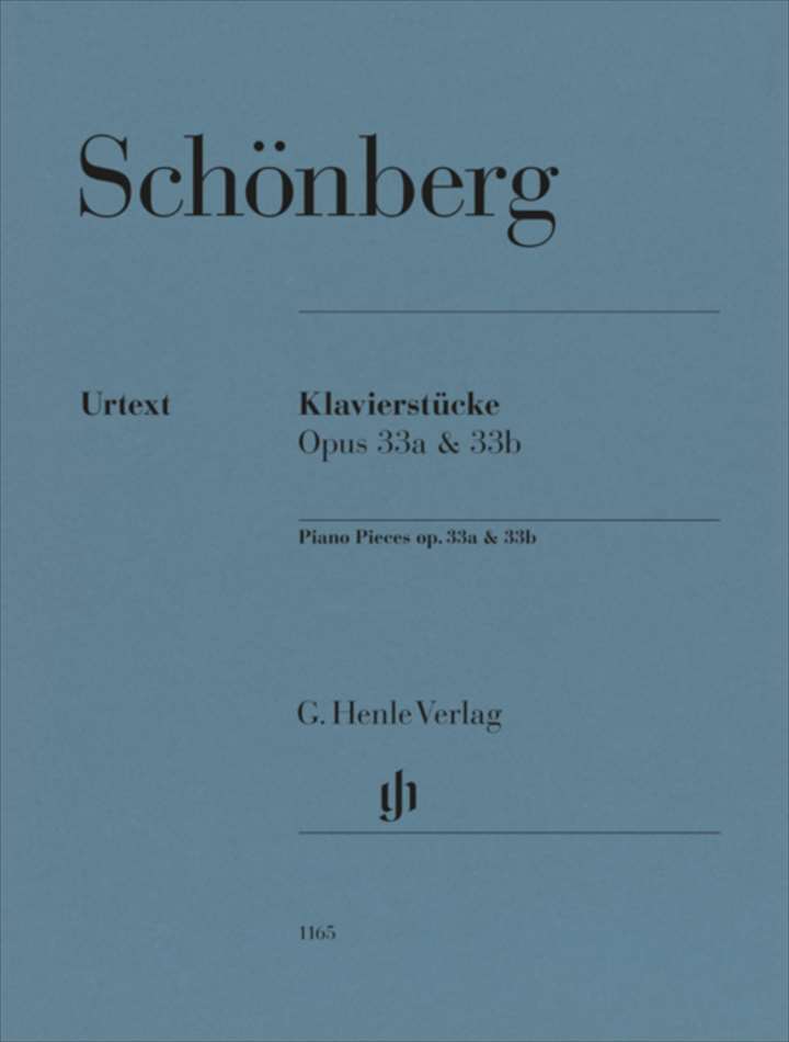 ピアノ 楽譜 シェーンベルク | ピアノ曲 作品33a、作品33b | Klavierstucke op.33a / op.33b