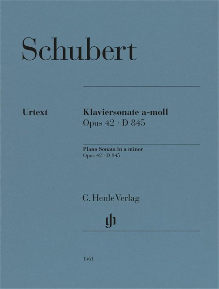 ピアノ 楽譜 シューベルト | ピアノソナタ 第16番 イ短調 作品42 D845 | Klaviersonate Op.42 D845 a-moll
