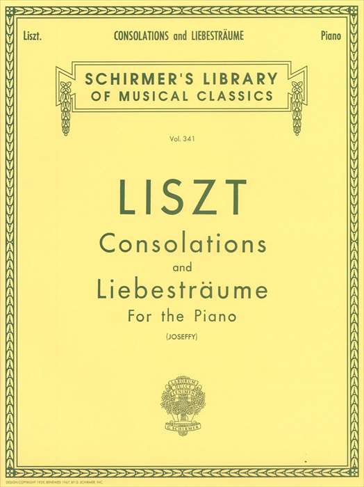 ピアノ 楽譜 リスト | コンソレーションと愛の夢 | Consolations and Liebestraume