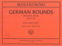 ピアノ 楽譜 モシュコフスキ ドイツ舞曲集 作品25(1台4手) GERMAN ROUNDS Original Pieces Op.25 (1P4H)