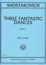 ピアノ 楽譜 ショスタコーヴィッチ | 3つの幻想的舞曲　作品1 | 3 FANTASTIC DANCES Op.1