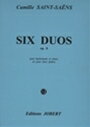 ピアノ 楽譜 サン＝サーンス | 6つのデュオ 作品8 (2台4手) | 6 Duos Op.8