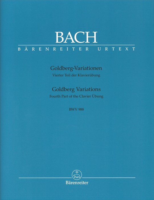 ピアノ 楽譜 J.S.バッハ ゴールドベルク変奏曲 Goldberg-Variationen BWV988