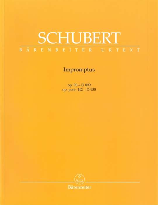 ピアノ 楽譜 シューベルト | 即興曲集 | Impromptus Op.90 D899 & Op.post.142 D935