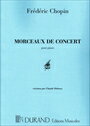 ピアノ 楽譜 ショパン コンサート小品集 (ドビュッシー校訂版） Morceaux de Concert (Debussy)
