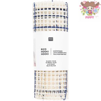 Rakuten - RICO DESIGN 刺繍用布☆knotting rope 15 holes/10cm☆ラッチフック ノッティング キャンバス ハンドメイド【メール便発送可】