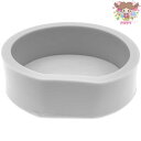 ドイツのRico Design社製 キャンドル☆flat circle, 100x103x30mm☆シリコンキャンドル型 フラットサークル手作りキャンドル ビー...