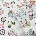 【最低30cmから10cm単位 切り売り】Westfalenstoffe ☆Münster☆自転車 カラフル バイクウエストファーレンストッフ コット...